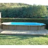 Piscine Bois Ubbink Caraibes  820x470 H130 Liner bleu