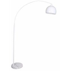 Lámpara de Pie DKD Home Decor 36 x 110 x 195 cm Metal Blanco Mármol 220 V 50 W 60 W