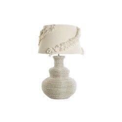 Tischlampe DKD Home Decor Weiß Braun 50 W 220 V 42 x 42 x 70 cm