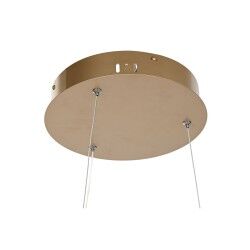 Lampadario Home ESPRIT Bianco Dorato Silicone Alluminio 55 W 40 x 40 x 42 cm
