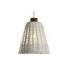 Deckenlampe Home ESPRIT Weiß Bambus Mango-Holz 50 W 48 x 48 x 57 cm