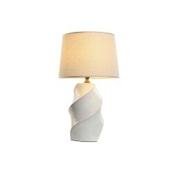 Lámpara de mesa Home ESPRIT Blanco Porcelana 50 W 220 V 36 x 36 x 61 cm 35 x 35 x 60 cm