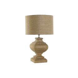 Lámpara de mesa Home ESPRIT Natural Yute Madera 50 W 220 V 36 x 36 x 58 cm