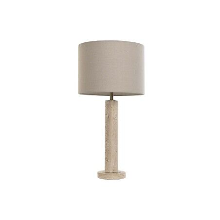 Lâmpada de mesa Home ESPRIT Bege Linho Mármore 35 x 35 x 72 cm