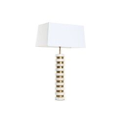 Tischlampe Home ESPRIT Weiß Beige Gold 50 W 220 V