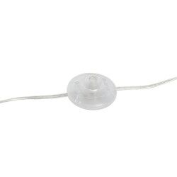 Lampada da Terra Home ESPRIT Trasparente Argentato 50 W 220 V 30 x 30 x 172 cm
