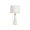 Lâmpada de mesa Home ESPRIT Branco Dourado 50 W 220 V