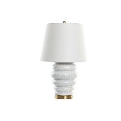 Tischlampe Home ESPRIT Weiß Gold 50 W 220 V