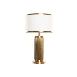 Tischlampe Home ESPRIT Weiß Gold 50 W 220 V