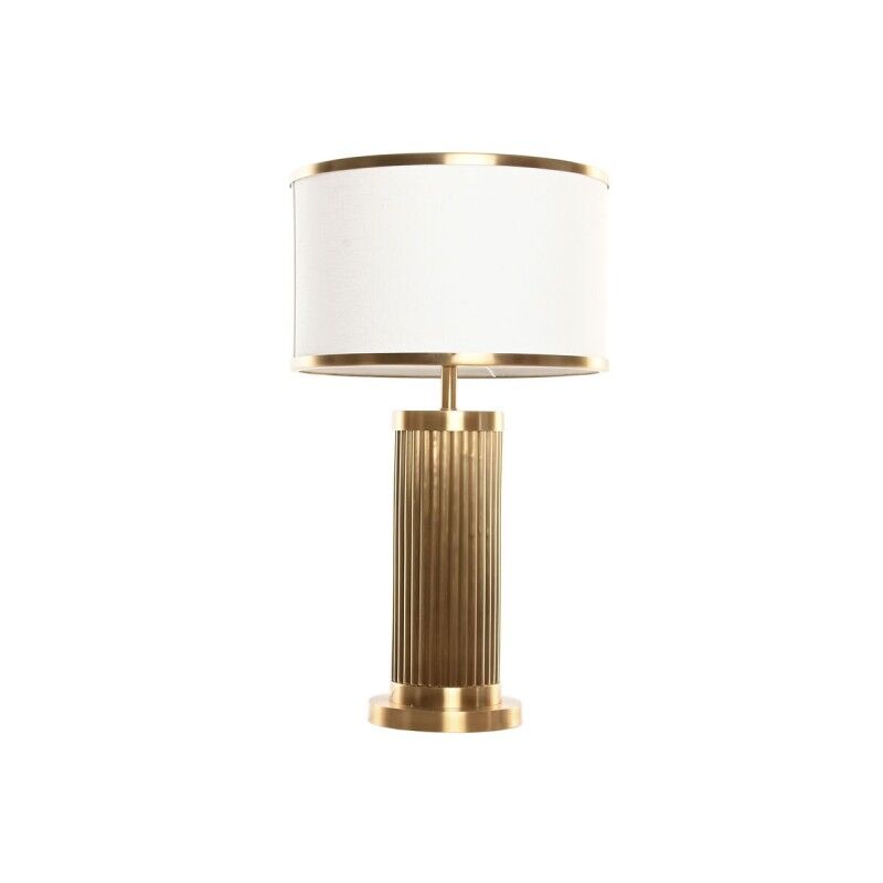 Tischlampe Home ESPRIT Weiß Gold 50 W 220 V