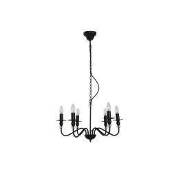 Candeeiro de teto Home ESPRIT Preto Metal 25 W 54 x 54 x 46 cm