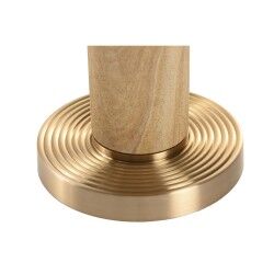 Lámpara de mesa Home ESPRIT Beige Dorado 50 W 220 V