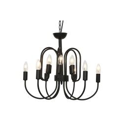 Deckenlampe Home ESPRIT Schwarz Metall 54 x 54 x 46 cm