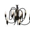 Deckenlampe Home ESPRIT Schwarz Metall 54 x 54 x 46 cm