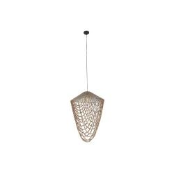 Lámpara de Techo Home ESPRIT Marrón claro Yute Madera 67 x 67 x 100 cm