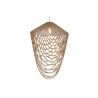 Lámpara de Techo Home ESPRIT Marrón claro Yute Madera 67 x 67 x 100 cm