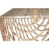 Lámpara de Techo Home ESPRIT Marrón claro Yute Madera 67 x 67 x 100 cm