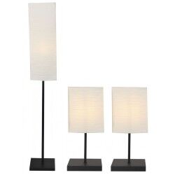 Stehlampe Home ESPRIT Braun (3 Stücke)