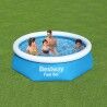 Bestway Piscina Hinchable Adulto Aro con Depurador 244x61 cm Jardin 57450