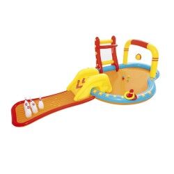 Bestway Piscina Insuflável Parque de Jogos Bolos 435x213x117 cm +2 Anos Jardim 53068