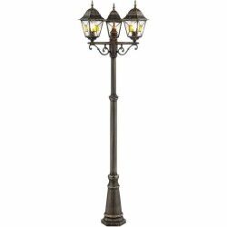 Farola Brilliant Negro Metal