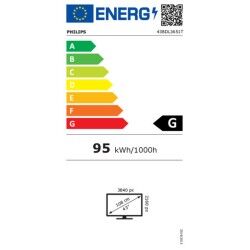 Monitor Videowall Philips 43BDL3651T/00 4K Ultra HD 43" 50-60 Hz