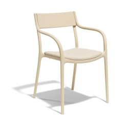 Cadeira Estofada Creme Madison Vondom