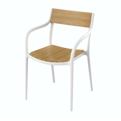 Chaise Madison Wood White Vondom