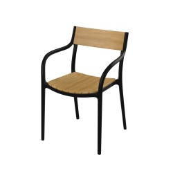 Silla Madison Wood Black Vondom