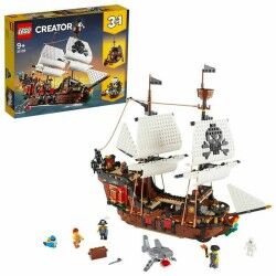 Set de construction   Lego 31109 Barco Pirata         Blanc Multicouleur Bronze 3-en-1 1260 Pièces