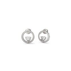 Orecchini Donna Guess JUBE04666JWRHT-U Argentato