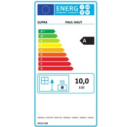 Estufa de Leña de Hierro Fundido Paul Haut Supra 10kW