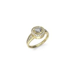 Damenring Guess JUBR04671JWYG54 Gold 14
