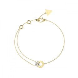 Bracelete feminino Guess JUBB05111JWYGS Dourado