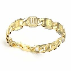 Bracelete feminino Guess JUMB05012JWYGS Dourado