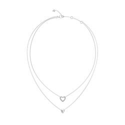 Collana Donna Guess JUBN05026JWRHT-U Argentato