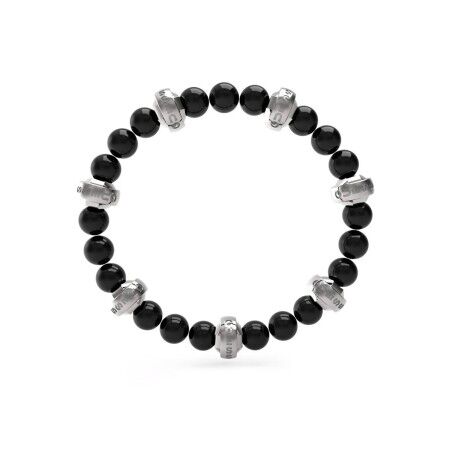 Bracelete masculino Guess JUMB04057JWSTBKT-U Preto