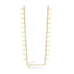 Colar feminino Guess UBN70089 Ouro rosa